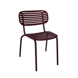 Lot de 4 chaises Mom – Rouge intense (Outlet)