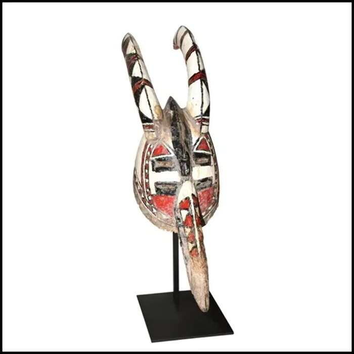 Masque africain PC-Mossi Antilope