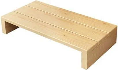MBBTAG Marche pied bois, marche pied adulte, marchepied en bois intérieur/extérieur, Forte capacité de charge, petit tabouret bois, tabouret de lit po