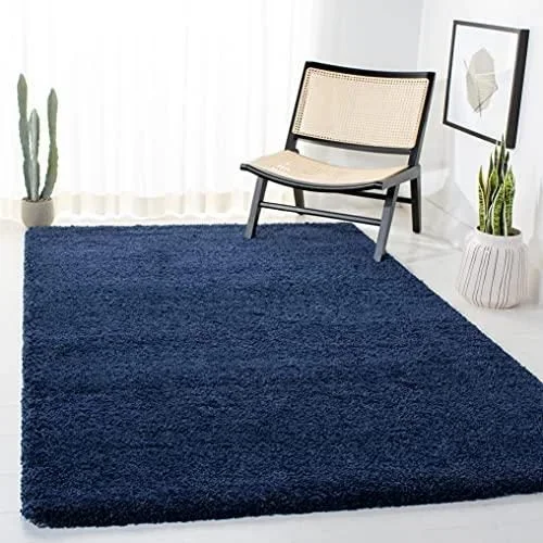 Mcr4571d Milan Cormoran Collection Cormoran Zone Tapis, Polypropylène, Bleu Marine, 4 x 6