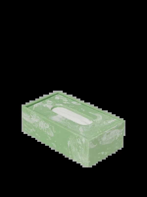 Mist Tissue Box – Seafoam