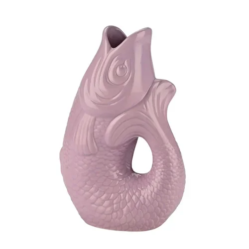 Monsieur Carafon, Fisch, Vase, L, lavender 2,7 Liter, 21x31x12cm