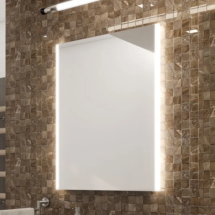 NIMCO ZP 11001 – Miroir de salle de bains rétroéclairé LED/21W/230V 6500K 70×50 cm IP44