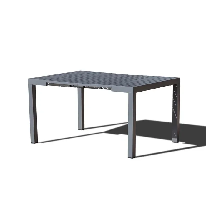 Olhao console extensible 2 à 10 places en aluminium