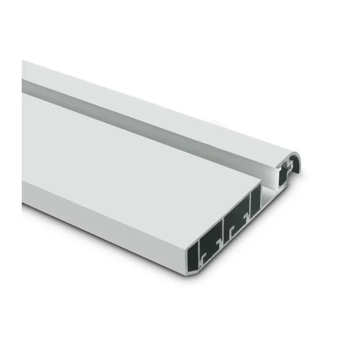 ONE Light – plinthe en aluminium – 1,6 x 8 cm – longueur 200 cm – blanc