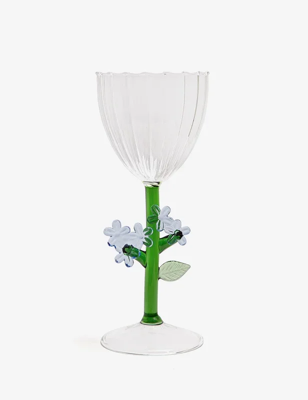 OPTICAL STEMMED GLASS LIGHT BOTANICA