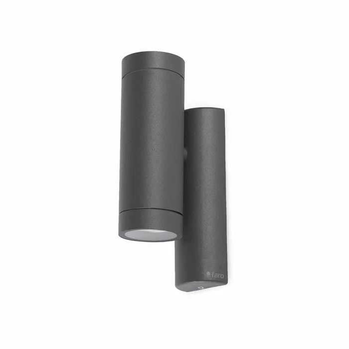 Outdoor wall light STEPS 2L Dark grey