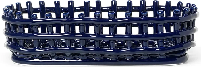 Panier en céramique ovale