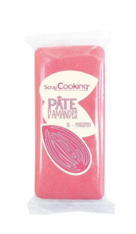 Pâte d’amande rose 200g