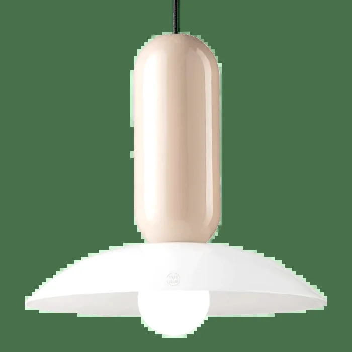 PAU CERAMIC GLASS PENDANT SHADE LAMP