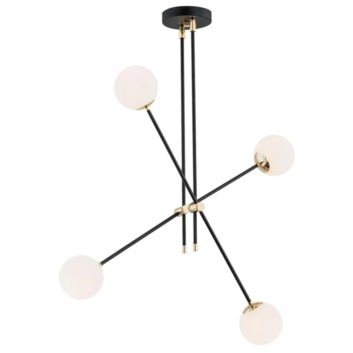 Pendant lamp 4 flame Aragon ABSTRACT (4 x 7W (max), E14)