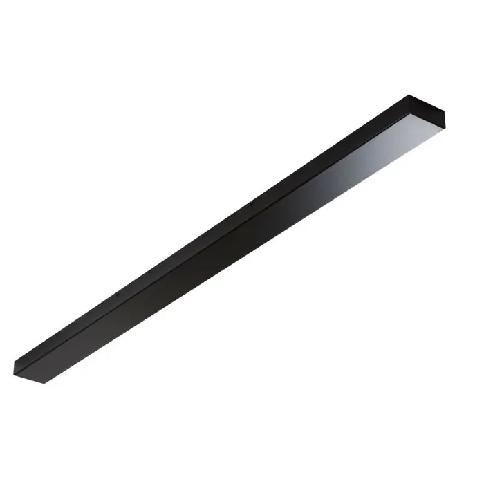 Perluci – rosace pour 5 points lumineux – 140 x 9 x 2,5 cm – noir