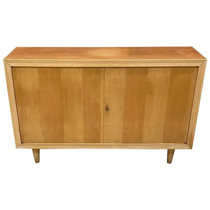 Petit Meuble De Rangement Dans Le Style De Gerard Guermonprez, Circa 1950