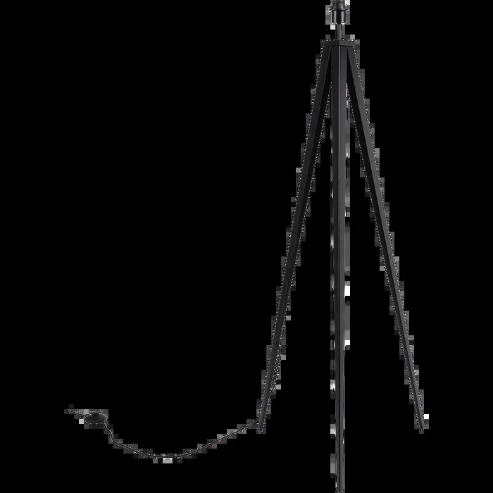 Pied de lampadaire en métal – noir H135cm