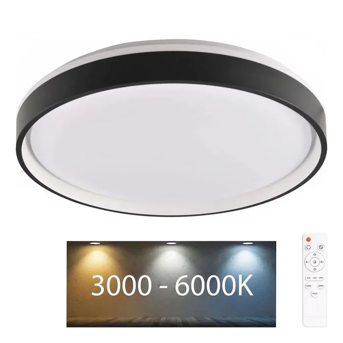 Plafonnier à intensité variable salle de bain JADWIGA LED/72W/230V d. 48 cm 3000-6000K IP44 + télécommande