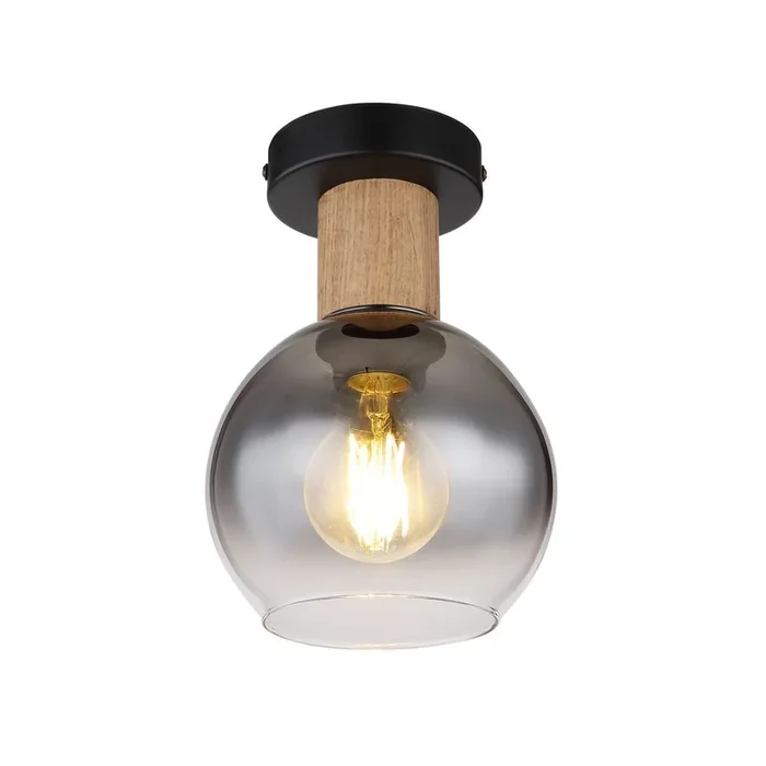 Plafonnier Globo Lighting MOITAS métal noir E27