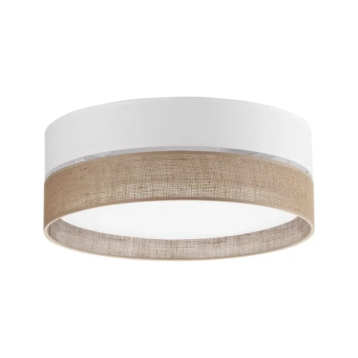 Plafonnier LINOBIANCO métal blanc E27 3 lampes