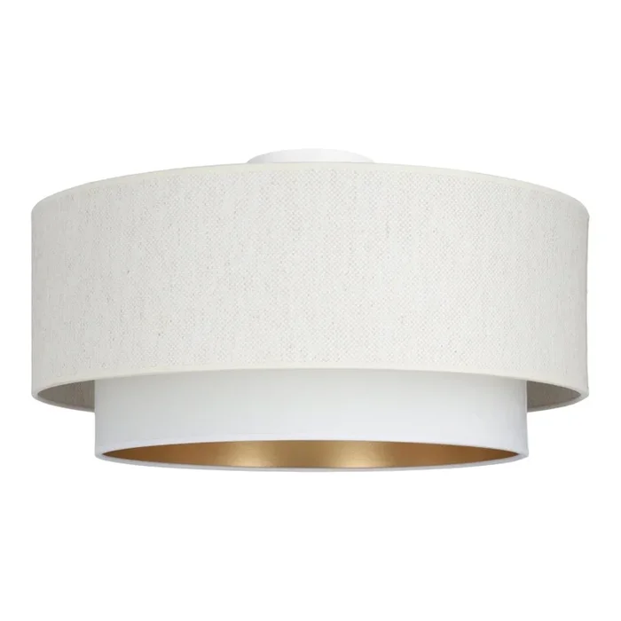 Plafonnier NATIA 1xE27/60W/230V blanc