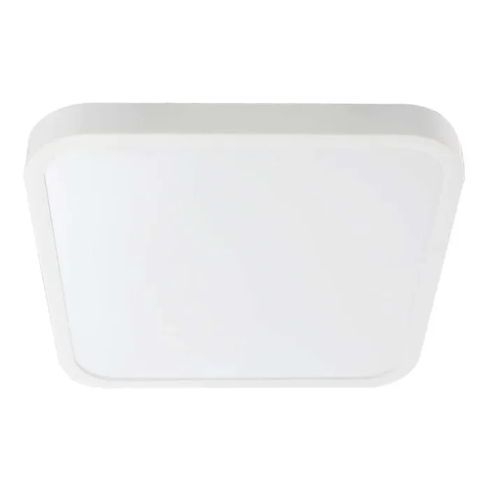 Plafonnier salle de bain LED/24W/230V 4000K IP44 29,5×29,5 cm blanc