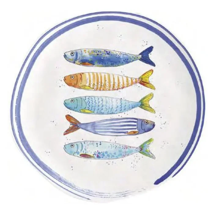 Plaque de dessert Bord de Mer, D21