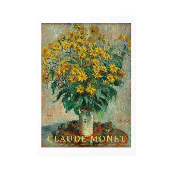 Poster de PelétonJerusalem Artichoke Flowers Poster
