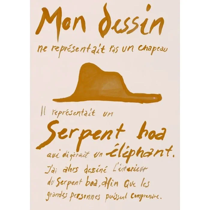 Poster de PelétonLe Petit Prince – Ambre