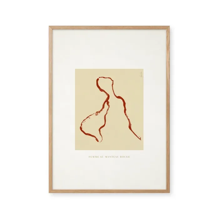 Poster de PelétonManteau Rouge