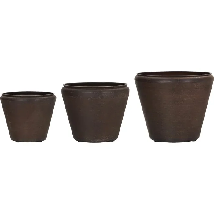 Pot de fleurs, HDFunnel, Antique Braun