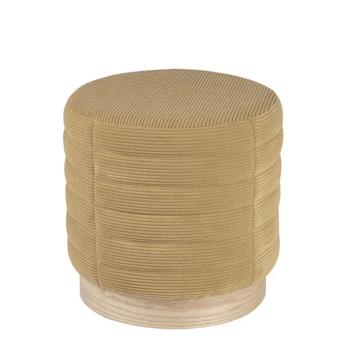 Pouf SAOUL moutarde