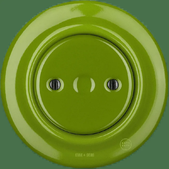 PRISES DE CHEVILLE MURALES EN PORCELAINE VERT