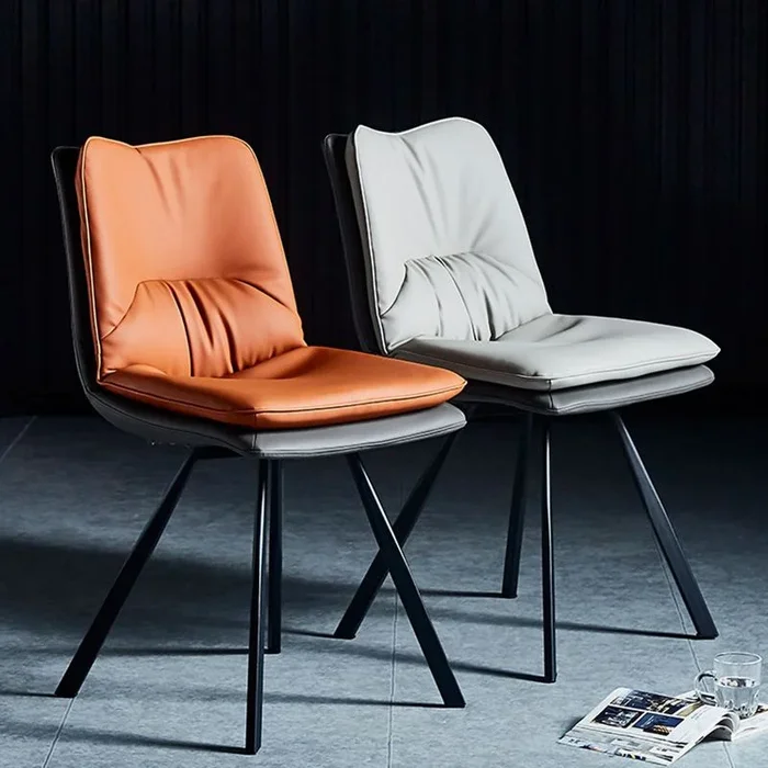 Pu Leather Restaurant Contemporary Restaurant Parsons Matte Finish Finish Tairs