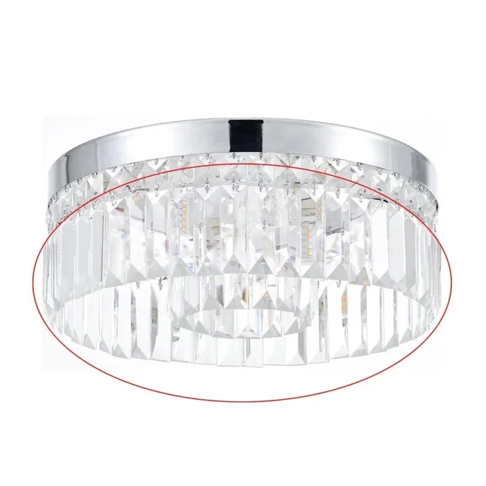 Rabalux – Verre de remplacement pour plafonnier SYBIL G9 Ø 35 cm