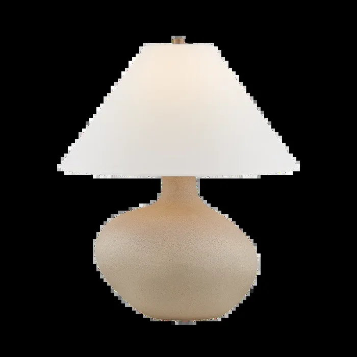 Rebecca Table Lamp – Ceramic Rough Sand | shipping 01/30/2026
