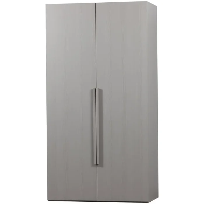 Rens armadio 2 ante maniglia lunga noce/grigio ciottolo