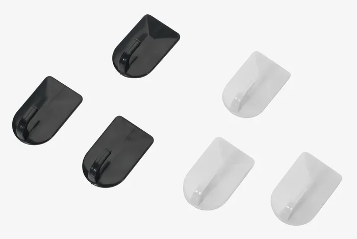 RIALACrochets RIALA plastique 3pcs/pqt ass.