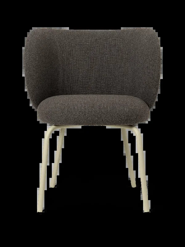 Rico Dining Chair – Cashmere – Hallingdal – Dark Grey/Brown