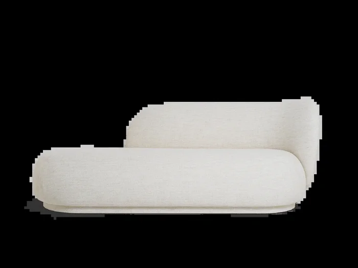 Rico Divan Right – Bouclé – Off-white