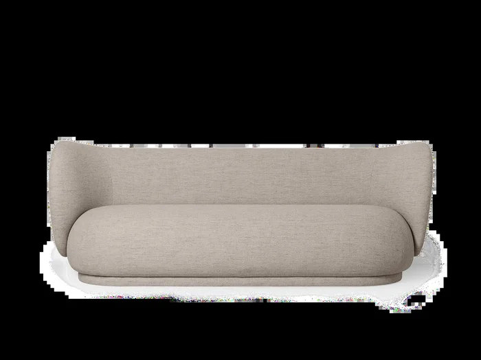 Rico Sofa 3-seater – Bouclé – Sand
