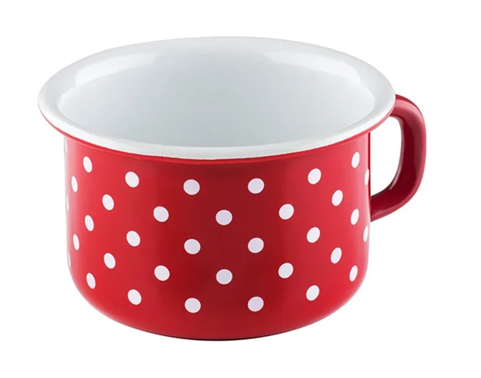 RIESS Tasse 0,4 l à pois rouges