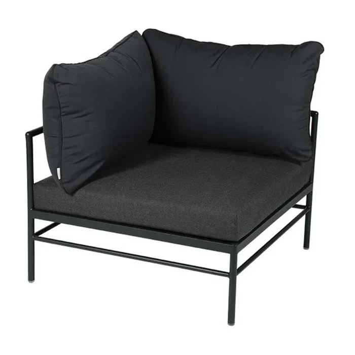 RIVAGE FAUTEUIL D’ANGLE STRUCTURE SEQUOIA TOILE TEINT MASSE