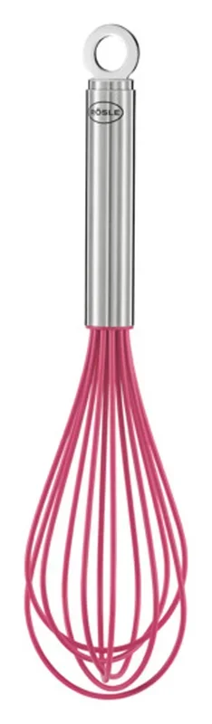 RÖSLE Fouet 12 fils silicone rose 27 cm