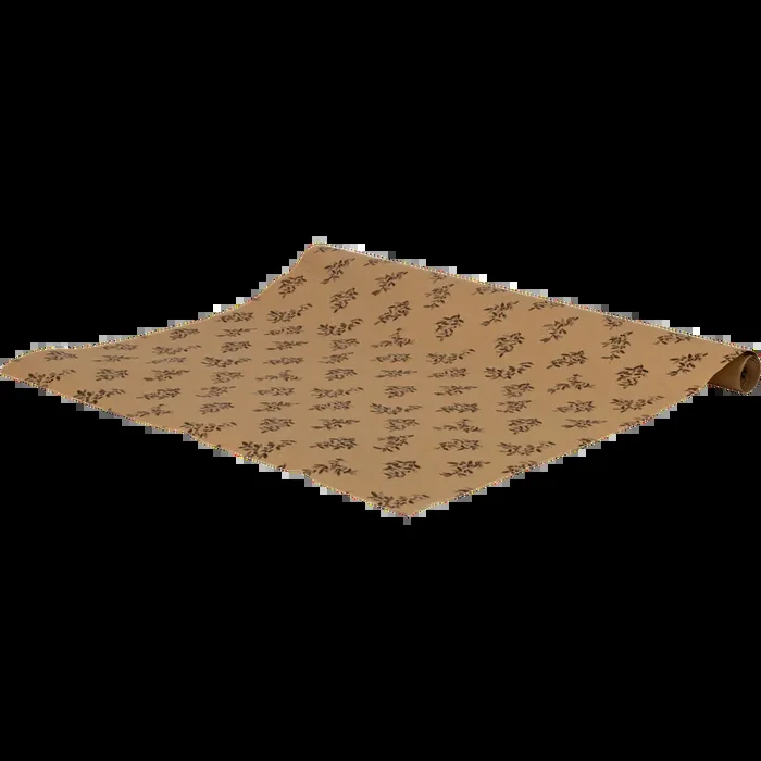 Rouleau de papier cadeau recyclé 70x200cm à motifs – beige (modèle aléatoire)