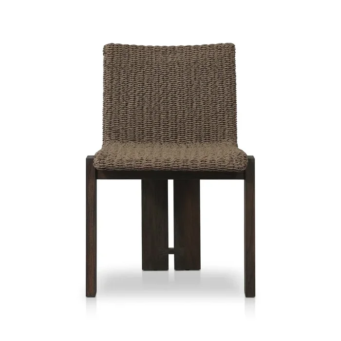 Roxy Faux Dark Hyacinth Outdoor Dining Chair