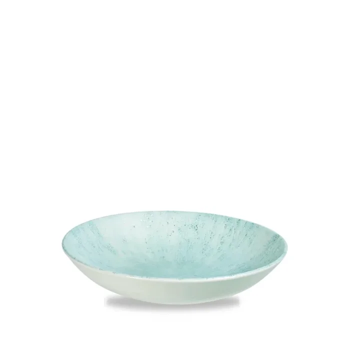 S.PAssiette creuse Stone Aquamarine Coupe 18,2 cm
