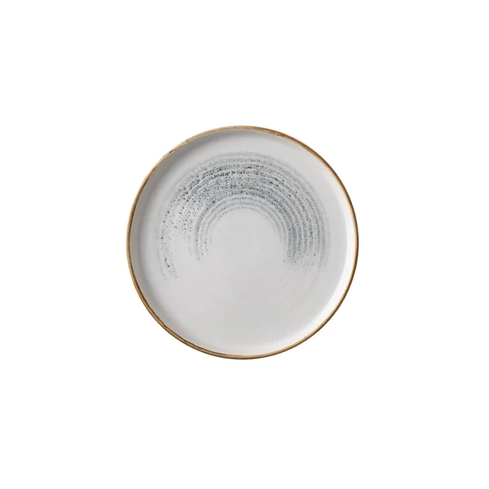 S.PAssiette murale Homespun Accents Jasper Grey 21 cm