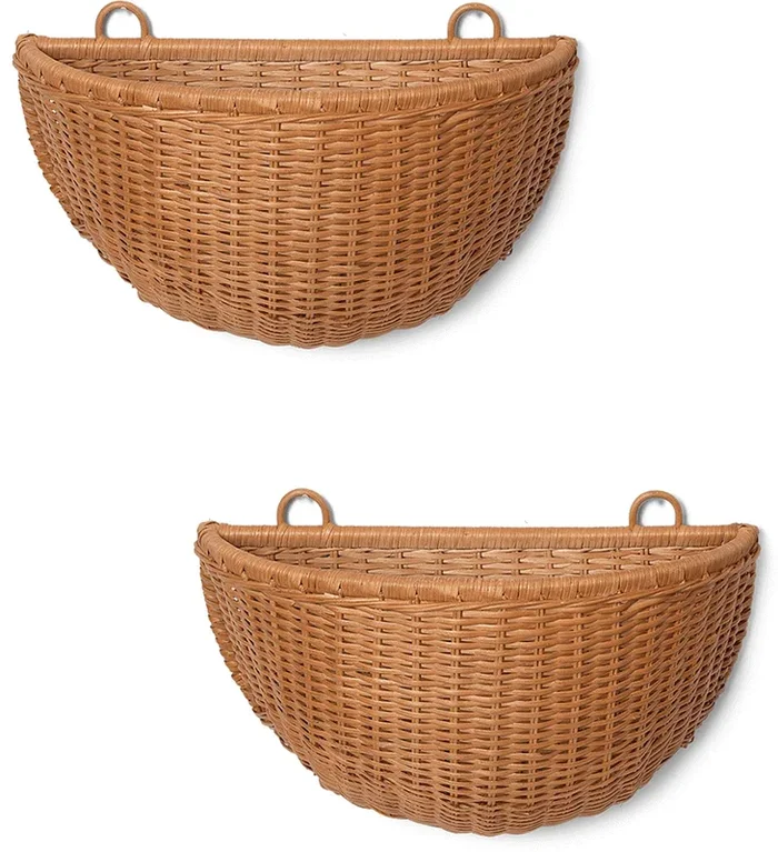 Sacs muraux tressés