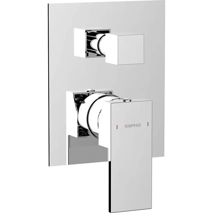 Sapho – Mitigeur de douche encastrable CUBEMIX chrome brillant