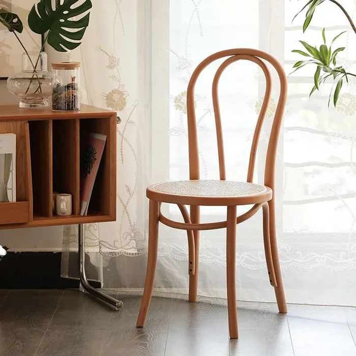 Scandinave Style Windsor Back Side Side for Home Wood Dining Chairs