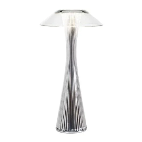 Space, Lampe de Table, Chrome Argenté