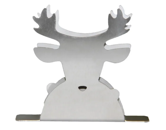 STEINLIN Porte-serviettes cerf inox 10,5×12,5 cm